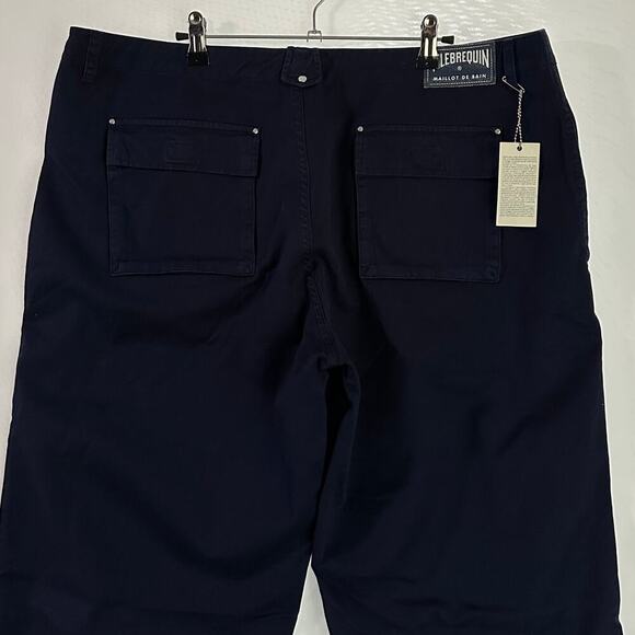 NWT Vilebrequin Men's XXXL Marine Blue Straight Leg Casual Dress Pant Trouser - Picture 6 of 8